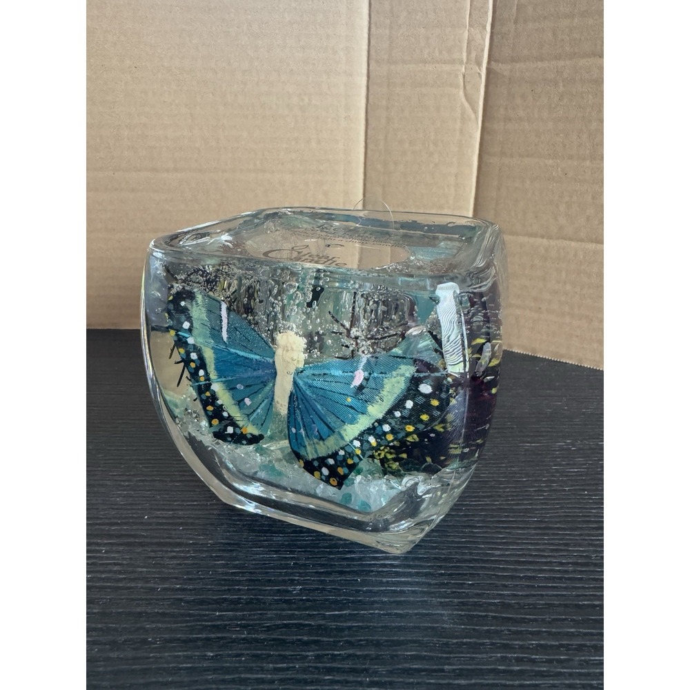 Butterfly Gel Candle  Burns Clear Burns‎ Clean Beautiful - Picture 4 of 13